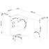 Birou colt stanga in L cu 3 sertare si rafturi, PAL laminat 16 mm, 155x85x77 cm, stejar craft [3]