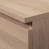 Birou de colt cu sertar, usa si 6 rafturi, PAL laminat 16 mm, 120x126x79 cm, stejar sonoma [5]