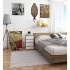 Comoda cu 4 sertare, PAL laminat 16mm, 40x35x74 cm, stejar sonoma si alb [4]