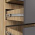 Comoda cu 3 sertare, PAL laminat 16 mm, 60x35x57 cm, stejar artisan si gri [5]
