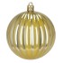 Set globuri decorative, 36 bucati, plastic, 6.5 cm, auriu si ecru [8]