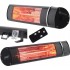 Incalzitor cu infrarosu 2000W pentru interior si exterior acoperit, 3 trepte putere, telecomanda, IP65 [4]