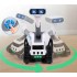 Robot rover interactiv pentru copii cu muzica, lumini, dans si invatare engleza, 19x16x11 cm, alb [3]
