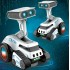 Robot rover interactiv pentru copii cu muzica, lumini, dans si invatare engleza, 19x16x11 cm, alb [4]