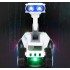 Robot rover interactiv pentru copii cu muzica, lumini, dans si invatare engleza, 19x16x11 cm, alb [8]