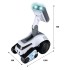 Robot rover interactiv pentru copii cu muzica, lumini, dans si invatare engleza, 19x16x11 cm, alb [9]