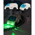 Set constructii traseu auto spatial pentru copii cu 205 piese, astronauti, vehicul electric si proiectie, 46x31x11 cm [6]