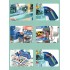 Garaj auto pentru copii cu parcare multipla, lift electric, masini incluse, cu pista, 30x30x25 cm [8]