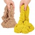 Set nisip kinetic XXL pentru copii cu 4.5kg nisip colorat, 75 forme, tavita gonflabila 55x41x7 cm [8]