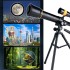Telescop pentru copii cu stativ si 2 oculare pentru observarea cerului, 46x43x33 cm, negru [4]