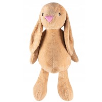 Jucarie plusata iepuras gigant, din plus moale, 60 cm sezut - 120 cm total, maro