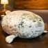 Foca de plus moale 60 cm, jucarie pufoasa pentru copii si adulti, pernuta decorativa gri [5]