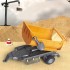Set utilaje construction RC cu excavator si basculanta, lumini si abur, telecomanda, 3 accesorii incluse [12]