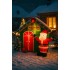 Decoratiune exterior gonflabila de Craciun cu Mos Craciun si casuta, iluminare LED, compresor integrat, 150 cm [6]