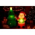 Decoratiune exterior gonflabila de Craciun cu Mos Craciun si brad iluminat, LED, compresor integrat, 148 cm [9]