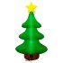 Brad gonflabil de exterior decor de Craciun, iluminare LED, compresor integrat, 125 cm, verde [7]