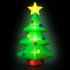 Brad gonflabil de exterior decor de Craciun, iluminare LED, compresor integrat, 125 cm, verde [8]