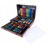 Set desen si pictura XL 130 piese cu valiza din lemn, 37x23x8 cm, multicolor [5]