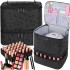 Organizator cosmetica tip beauty cu 2 compartimente, piele ecologica, 24x24x20 cm [6]