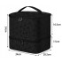 Organizator cosmetica tip beauty cu 2 compartimente, piele ecologica, 24x24x20 cm [8]