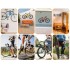 Suport bicicleta pliabil pentru perete, cu unghi reglabil, metal, 36x26x15 cm [9]