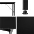Birou cu blat MDF si cadru metalic, 100x50x76 cm, negru [17]