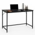 Birou cu blat MDF si cadru metalic, 100x50x76 cm, negru [7]