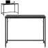 Birou cu blat MDF si cadru metalic, 100x50x76 cm, negru [8]
