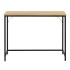 Birou cu blat MDF si cadru metalic, 100x50x76 cm, maro deschis [16]
