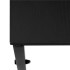 Birou cu blat MDF si rafturi laterale, cadru metalic, 120x48x122 cm, negru [9]