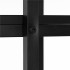 Birou cu blat MDF si rafturi laterale, cadru metalic, 120x48x122 cm, negru [10]