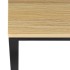 Birou cu blat MDF si rafturi laterale, cadru metalic, 120x48x122 cm, maro deschis [10]