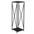 Suport metalic pentru lemne 34x34x111 cm, capacitate mare, negru [8]