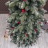 Brad artificial Sersimo, Alexima Elite, verde nins cu merisoare, mix 2D+3D, 200 cm [2]