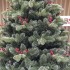 Brad artificial Sersimo, Alexima Elite, verde nins cu merisoare, mix 2D+3D, 200 cm [7]