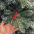 Brad artificial Sersimo, Alexima Elite, verde nins cu merisoare, mix 2D+3D, 200 cm [10]