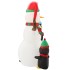 Om de zapada gonflabil de exterior, cu pinguini si iluminare LED, 190 cm, compresor integrat, alb [5]