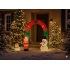 Arcada gonflabila de Craciun pentru exterior, iluminare LED, compresor integrat, 240x140x60 cm, multicolor [4]