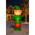 Elf gonflabil de exterior, iluminare LED, compresor integrat, 150x60x40 cm, verde [3]