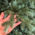 Brad artificial Sersimo, Hollandia, verde cu varfuri argintii, integral 3D, 210 cm [11]