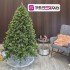 Brad artificial Sersimo, Hollandia, verde cu varfuri verzi, integral 3D, 180 cm [8]