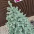 Brad artificial Christmas Deluxe by Sersimo, Kovalivska argintiu, 3D, 180 cm [8]