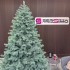 Brad artificial Christmas Deluxe by Sersimo, Kovalivska argintiu, 3D, 230 cm [6]