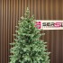 Brad artificial Sersimo, Scandinavia, verde cu varfuri argintii, integral 3D, 230 cm [4]