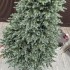 Brad artificial Sersimo, Scandinavia, verde cu varfuri argintii, integral 3D, 250 cm [12]
