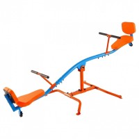 Balansoar pentru copii, 2 locuri, Otel, Rotatie 360 grade, Capacitate max 136 kg, 2640 x 930 x 710 mm Balansoar pentru copii, 2 locuri, Otel, Rotatie 360 grade, Capacitate max 136 kg, 2640 x 930 x 710 mm