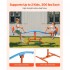 Balansoar pentru copii, 2 locuri, Otel, Rotatie 360 grade, Capacitate max 136 kg, 2640 x 930 x 710 mm [8]