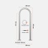 Balustrada aluminiu pentru piscina, 400 x 90 x 915 mm, Capacitate 100 kg, protectie UV, accesorii montaj incluse [5]