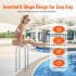 Balustrada aluminiu pentru piscina, 400 x 90 x 915 mm, Capacitate 100 kg, protectie UV, accesorii montaj incluse [7]