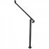 Balustrada fier forjat, 2-3 trepte Vivatechnix Negru Mat, Inaltime 159.6 cm, lungime 76.5 cm, pozitii reglabile [2]